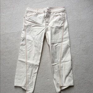 LANVIN cream jeans